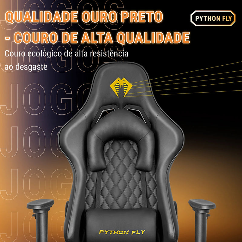 Cadeira Gamer Ergonômica – Conforto e Estilo para Longas Sessões