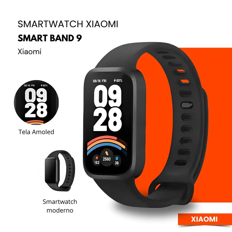 Smartwatch Xiaomi – Estilo, Tecnologia e Desempenho Band 9