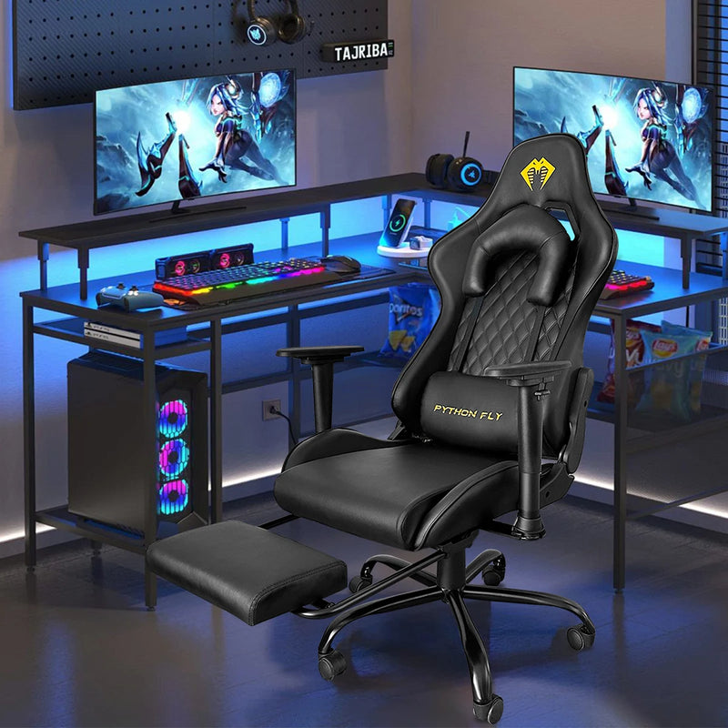 Cadeira Gamer Ergonômica – Conforto e Estilo para Longas Sessões