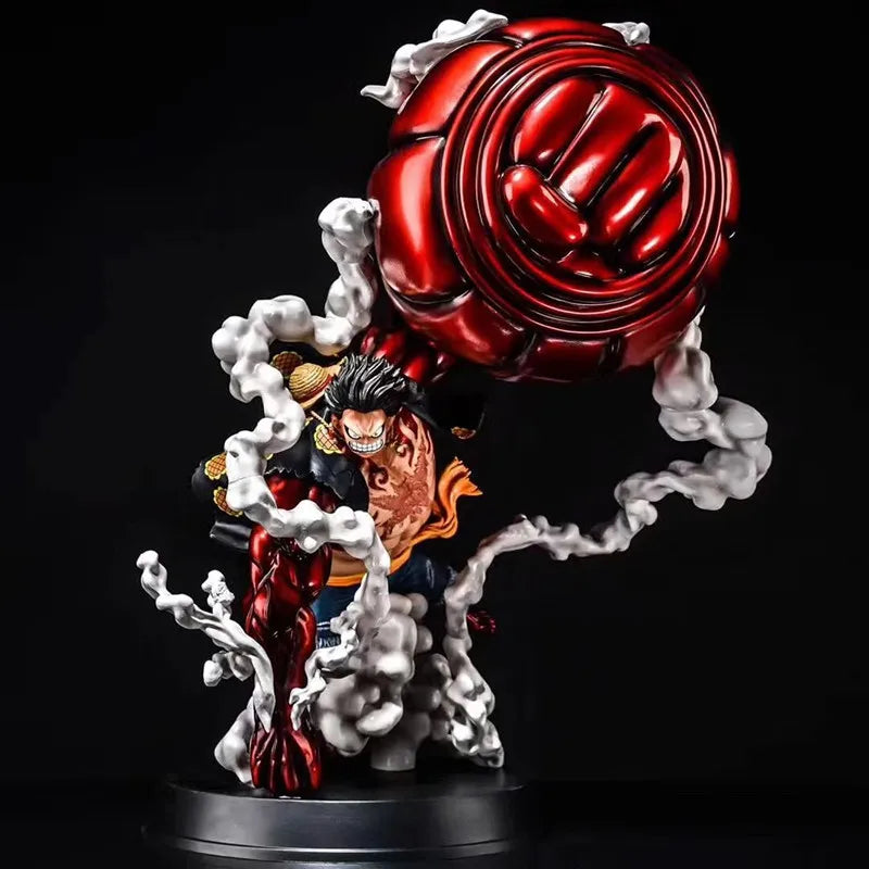 22CM Monkey D. Luffy Gear 4 Figura Colecionável One Piece (22cm) – Versão Remasterizada