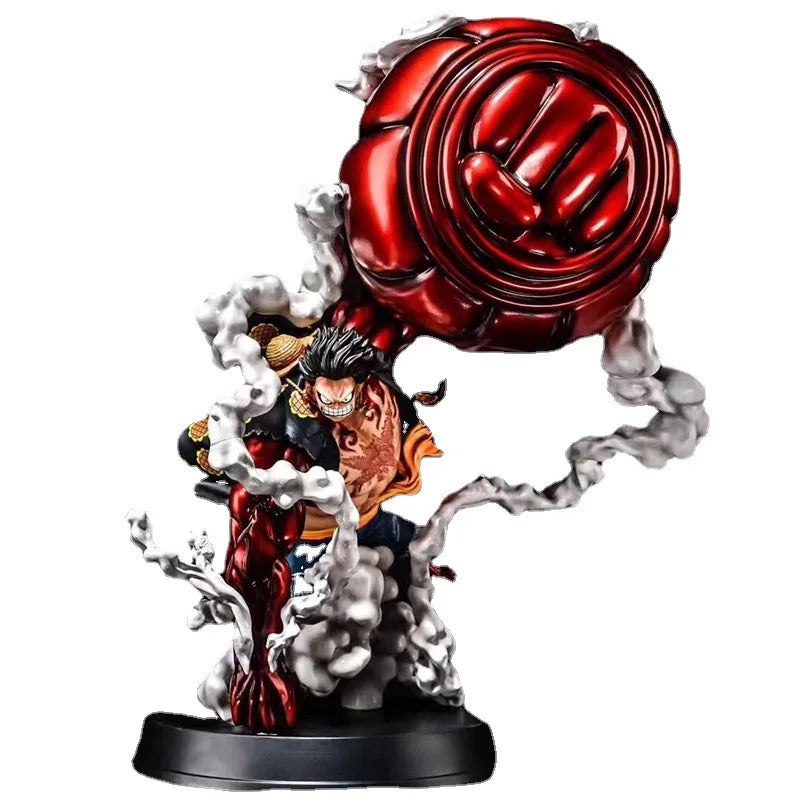 22CM Monkey D. Luffy Gear 4 Figura Colecionável One Piece (22cm) – Versão Remasterizada