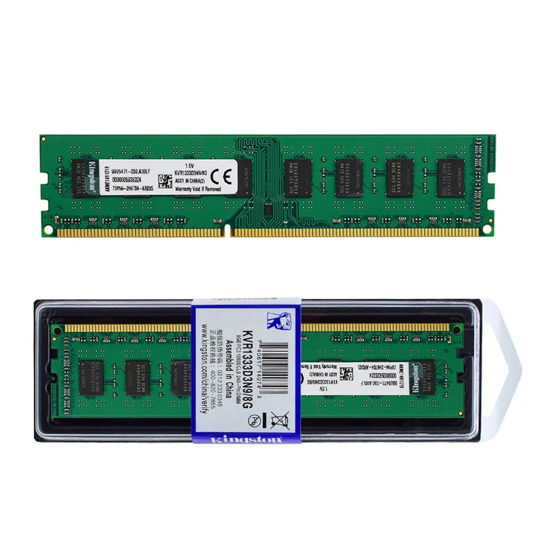 Memória RAM Kingston DDR3 8GB 1600MHz para Desktop