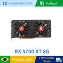 RX 5700XT 8GB PLACA DE VIDEO GPU GDDR6 256 Bit 8 pinos