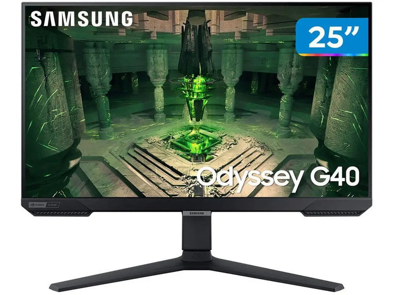 Gamer Monitor Samsung G40 Series Odyssey 25 ”Full HD 240Hz 1Ms Display Port HDMI FreeSync