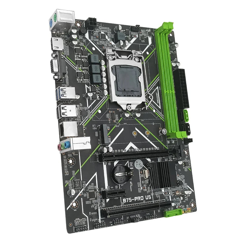 MACHINIST B75 LGA 1155 Motherboard Set Kit Core I5 3570 Processor + DDR3 8GB 1600mhz Memory Combo + CPU Cooler B75 PRO U5 VGA