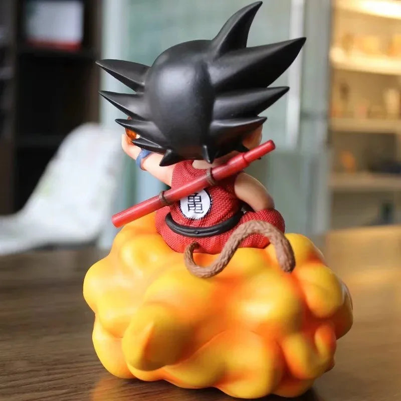 Dragon Ball Figura de Anime Sun Goku Figura de Ação Jovem Voando Mesmo Estilo Tendon Douyun Estátua de PVC Coleção Modelo Boneca Infantil