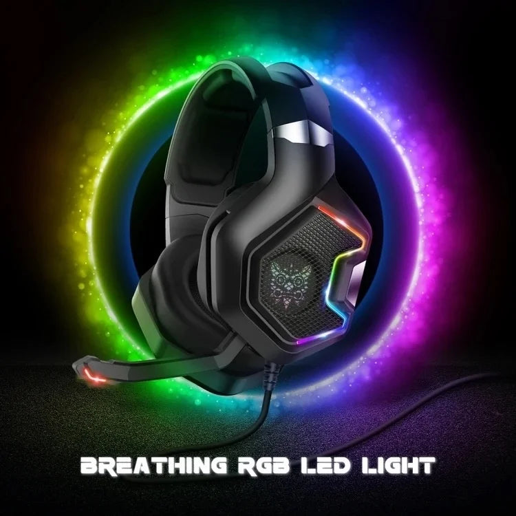 Fone De Ouvido Gamer Kp489 Headset Reduz Ruídos Supra Luzled