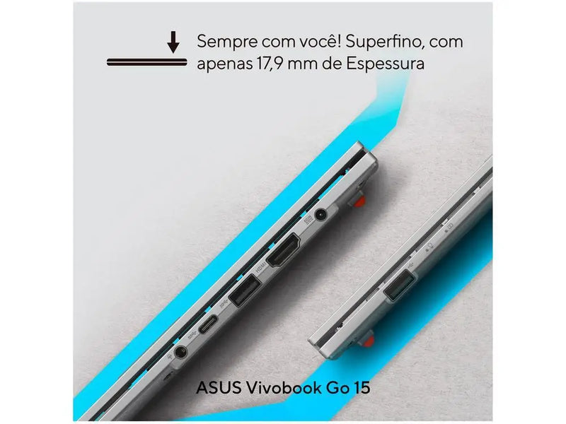 ASUS VivoBook Go 15 E1504GA-NJ447 Intel Core i3 4GB RAM SSD 256GB 15,6 Full HD Linux 90NB0ZT1-M00PS0