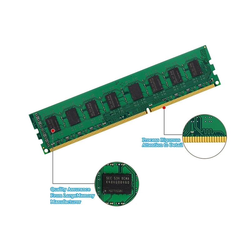 Memória RAM Kingston DDR3 8GB 1600MHz para Desktop