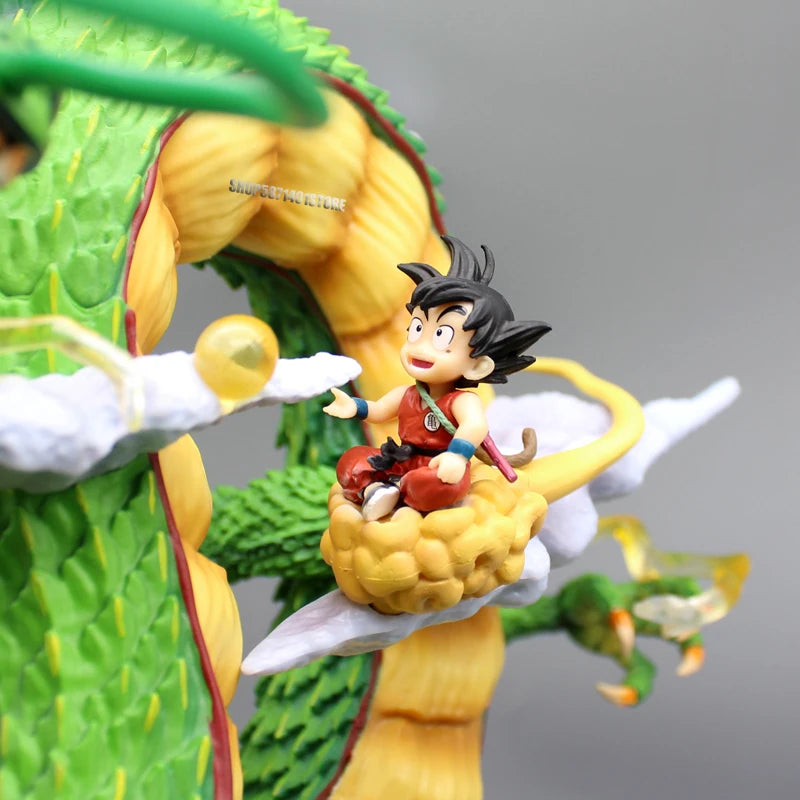 Figura Colecionável Dragon Ball Z - Shenron e Son Goku (45cm)