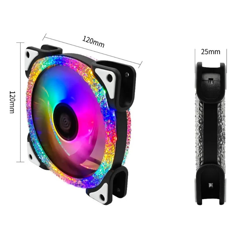 Cooler LED Fan para Gabinete CPU Revenger VR350