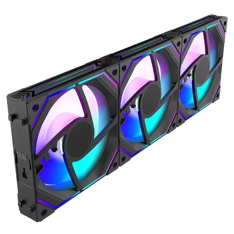 120mm Uni Fan Cooling Fans ARGB RGB Cooler PWM 4PIN Wireless Splicing 5V PC Computer Case Ventilador Infinity Mirror