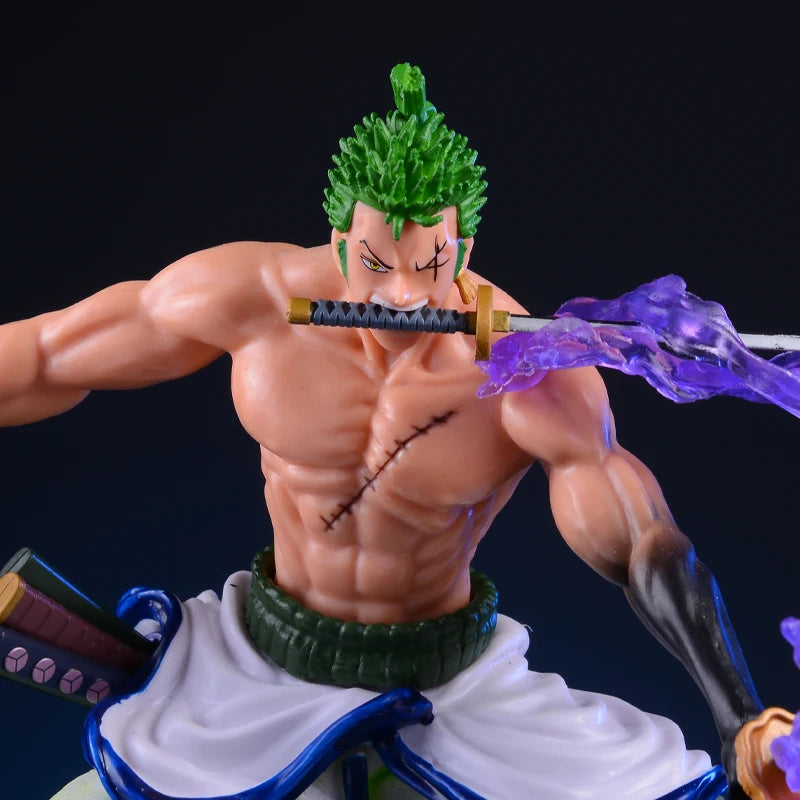 Nova Figura de Ação de Anime One Piece GK Roronoa Zoro de 20cm, Figura de Ação de PVC, Coleção de Desenhos Animados, Modelo de Boneca, Brinquedo Presente Decoração