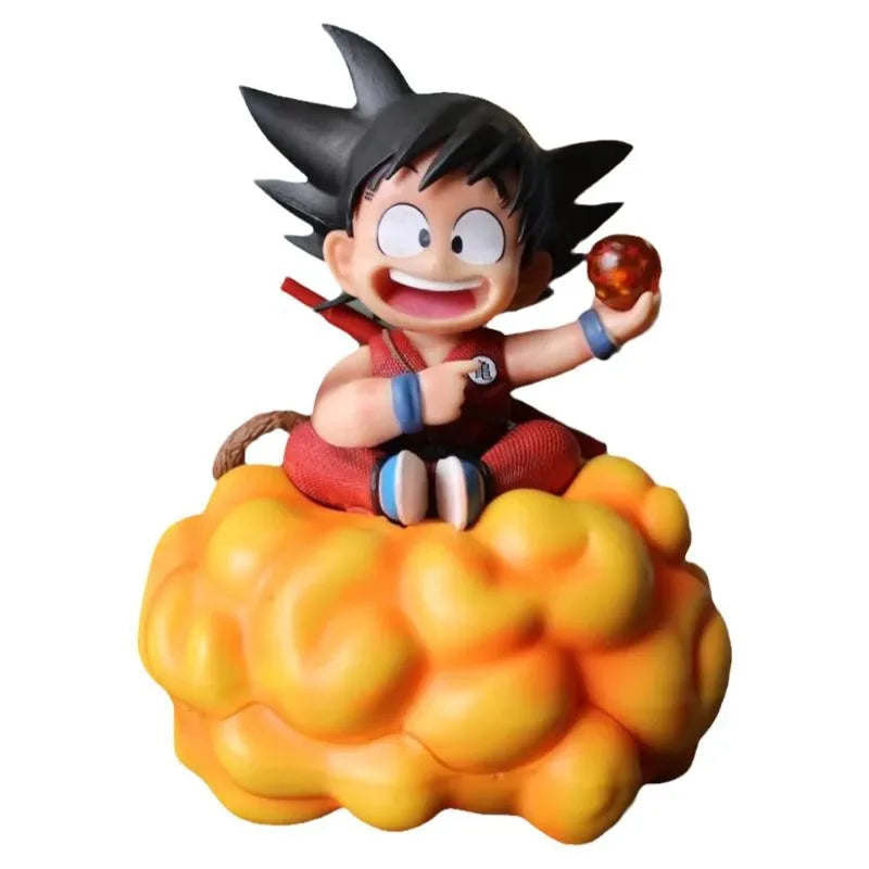 Dragon Ball Figura de Anime Sun Goku Figura de Ação Jovem Voando Mesmo Estilo Tendon Douyun Estátua de PVC Coleção Modelo Boneca Infantil