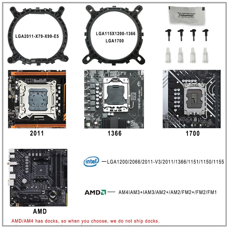 IWONGOU Cpu Cooler 2011 2 Heat Pipes Processor Cooler X99 For Intel AMD RGB Air Cooler Cpu Cooling Fan