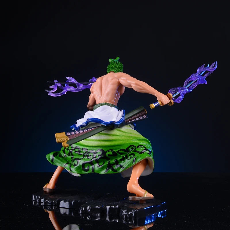 Nova Figura de Ação de Anime One Piece GK Roronoa Zoro de 20cm, Figura de Ação de PVC, Coleção de Desenhos Animados, Modelo de Boneca, Brinquedo Presente Decoração