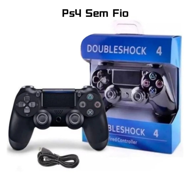 Controle Wireless Compatível com PS4, Android e PC – Alta Precisão e Conforto! 🎮