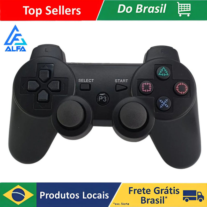 Controle Sem Fio Dual Shock para PS3 – Alta Sensibilidade e Conforto! 🎮