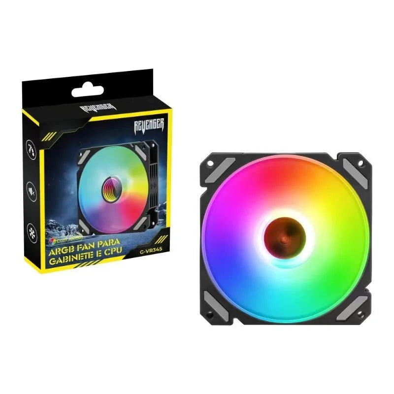 FAN LED RGB Ventoinha Para PC Gabinete CPU Knup G-VR345