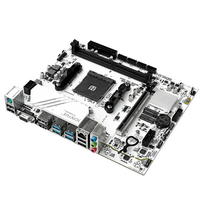 KIT Placa-mãe SZJN B450 – Desempenho e Confiabilidade para Diversas Aplicações + Ryzeb 5 5500 + Memoria Ram