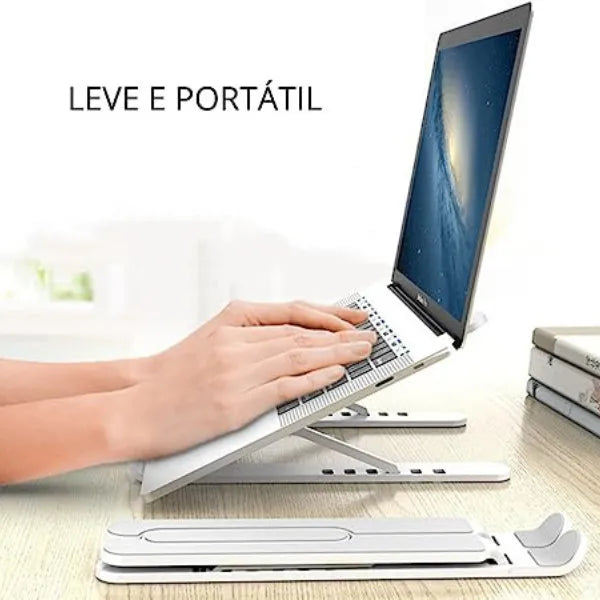 Ergonomic Netbook Tablet Base Adjustable Notebook Support