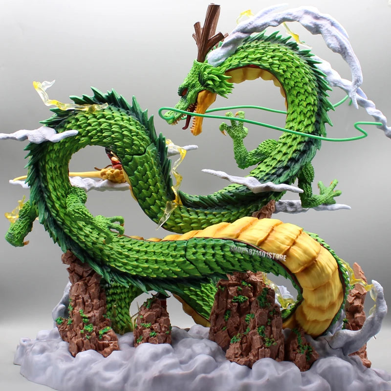 Figura Colecionável Dragon Ball Z - Shenron e Son Goku (45cm)