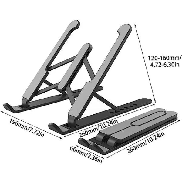 Ergonomic Netbook Tablet Base Adjustable Notebook Support