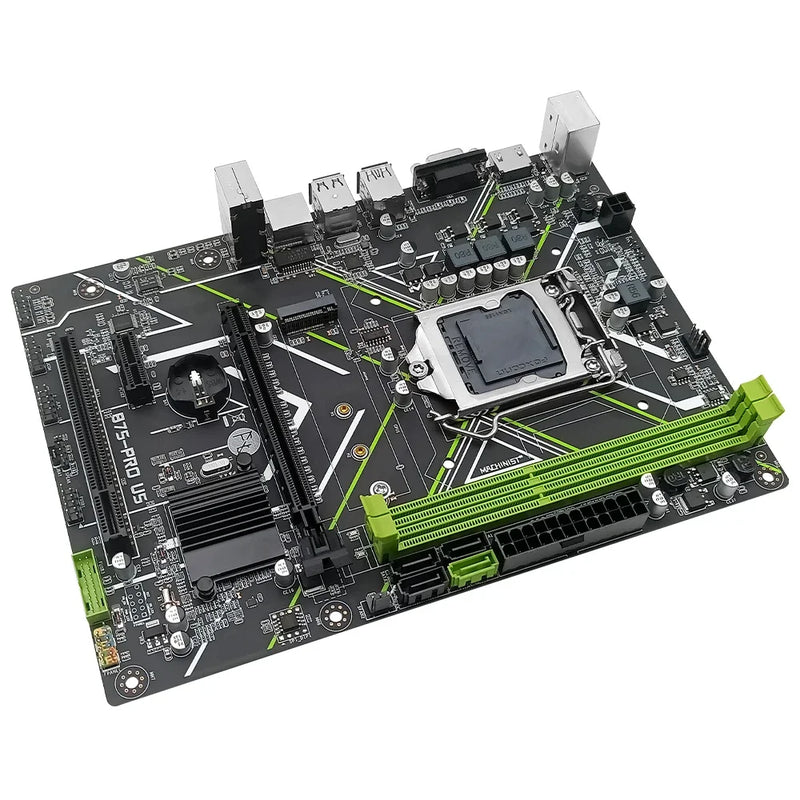 MACHINIST B75 LGA 1155 Motherboard Set Kit Core I5 3570 Processor + DDR3 8GB 1600mhz Memory Combo + CPU Cooler B75 PRO U5 VGA