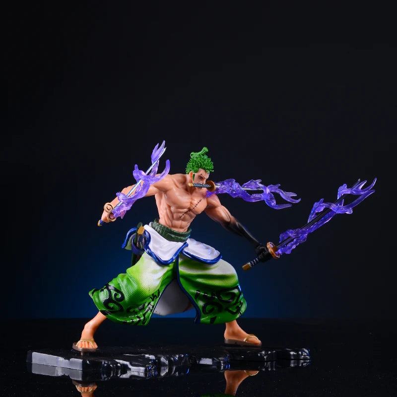 Nova Figura de Ação de Anime One Piece GK Roronoa Zoro de 20cm, Figura de Ação de PVC, Coleção de Desenhos Animados, Modelo de Boneca, Brinquedo Presente Decoração