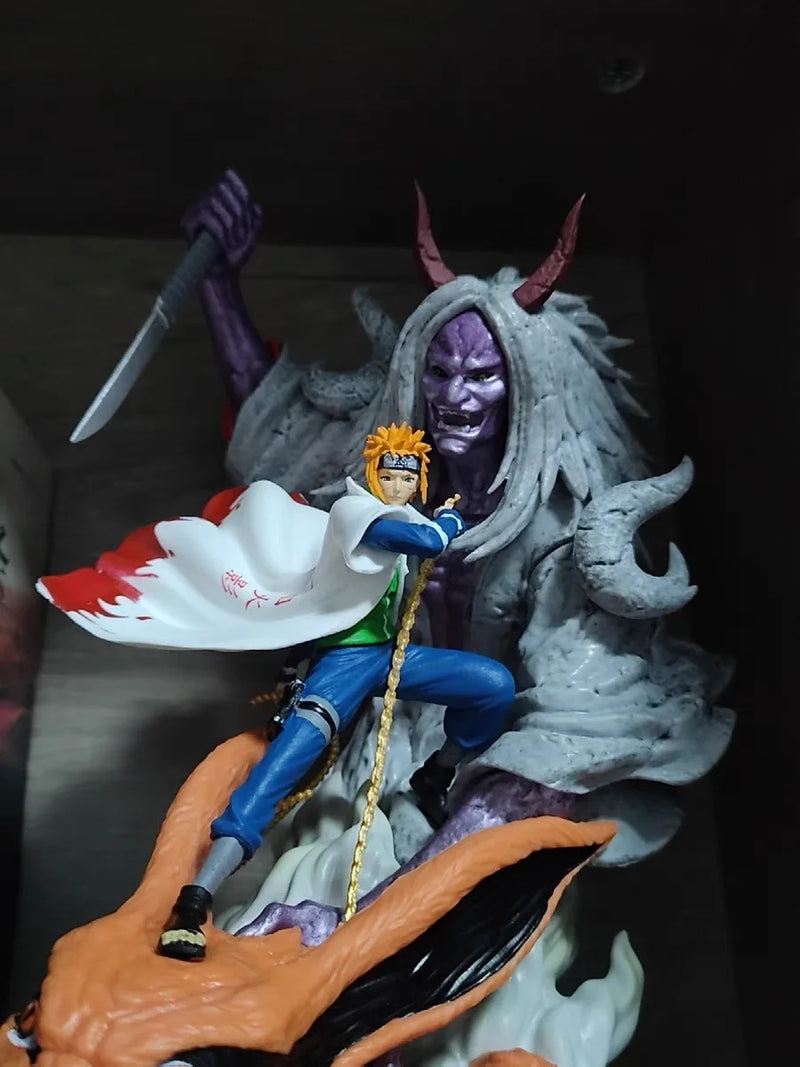 Naruto Namikaze Minato, Figura de Ação de Anime, Estátua de Naruto, Yondaime Hokage, Anime PVC, Modelo Colecionável, Boneca, Brinquedo, Presente, 28cm