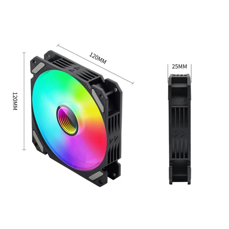 FAN LED RGB Ventoinha Para PC Gabinete CPU Knup G-VR345