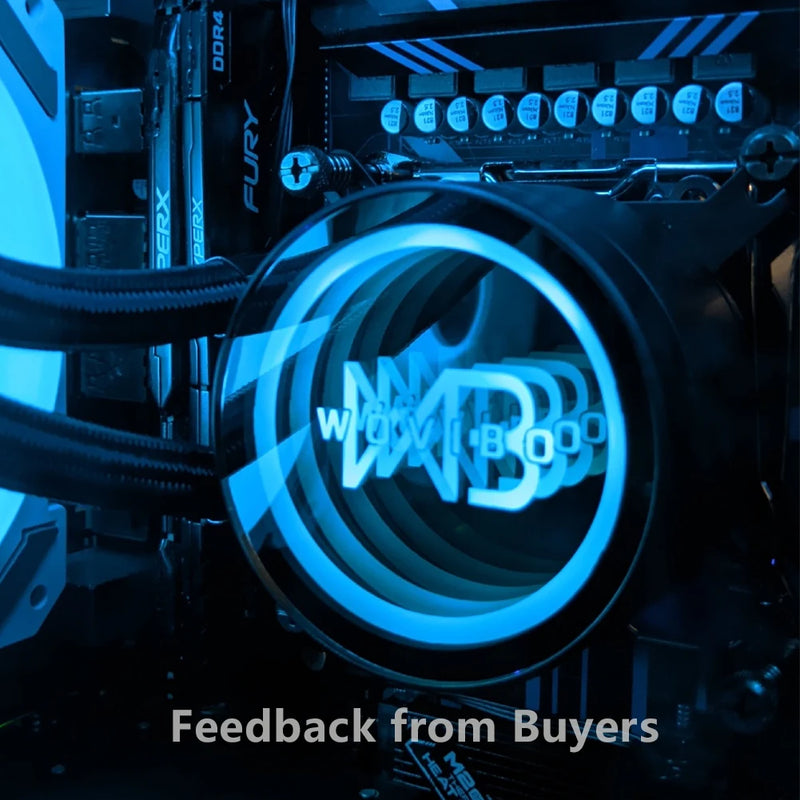 Wovibo WBJY 240mm AIO Liquid Cooler ARGB - Alto Desempenho e Compatibilidade Universal