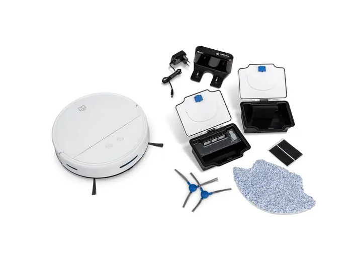 Smart Robô Aspirador Wi-Fi+ PRA500 Positivo Casa Inteligente - Varre, Aspira, Passa Pano e Retorna base - App/Alexa
